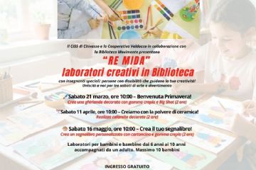 “Re Mida”, laboratori creativi in Biblioteca
